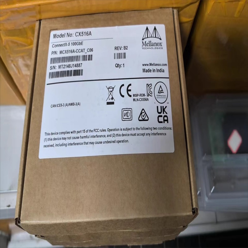 100Gbe Qsfp28 Network Card - Części do karty sieciowej Melos MCX516A-CCAT/CDAT